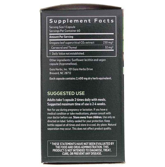 Oil of Oregano, GH